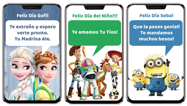 diseños de tarjetas personalizadas del día del niño