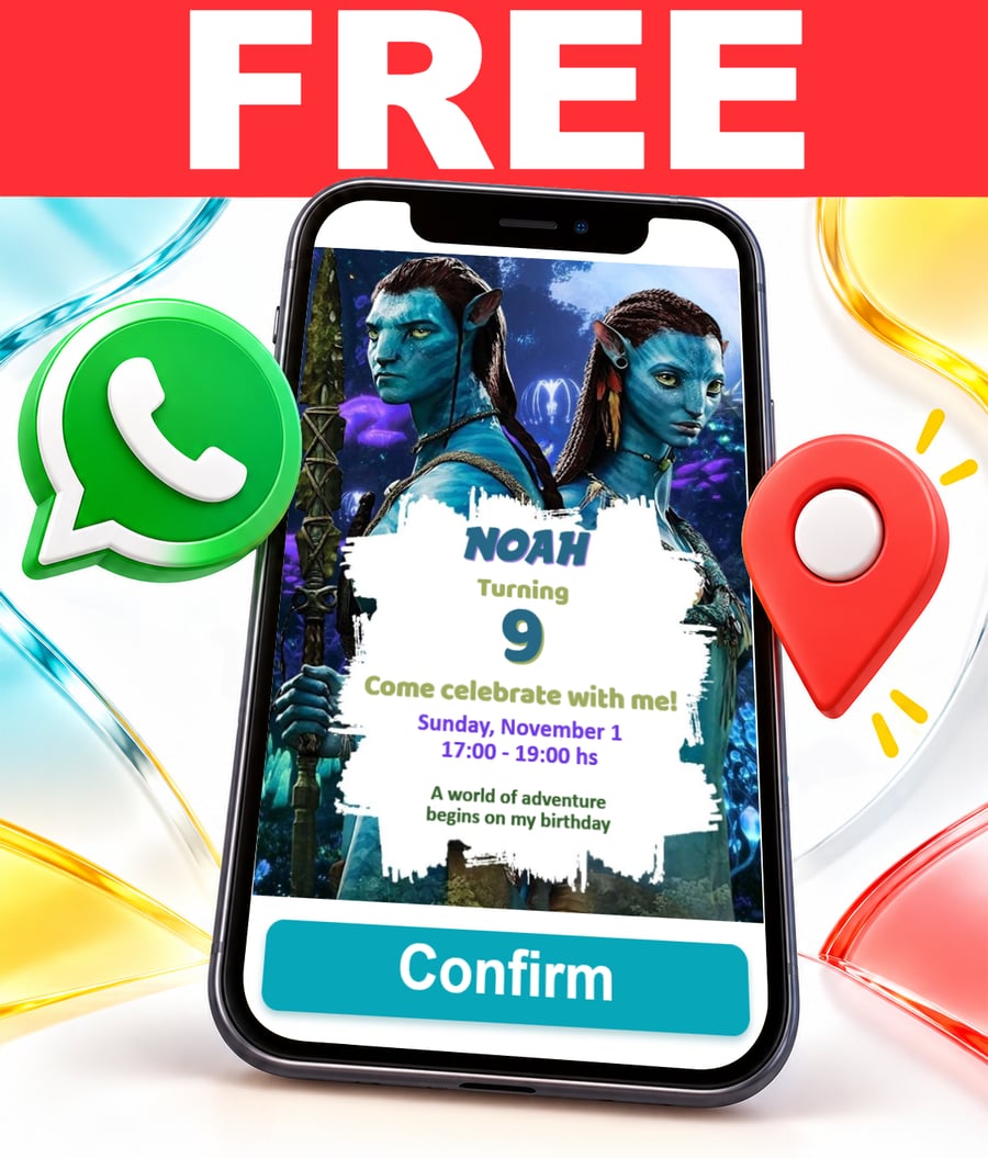 Invito interattivo di Avatar Gratis