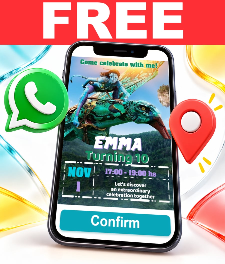 Free Avatar interactive invitation