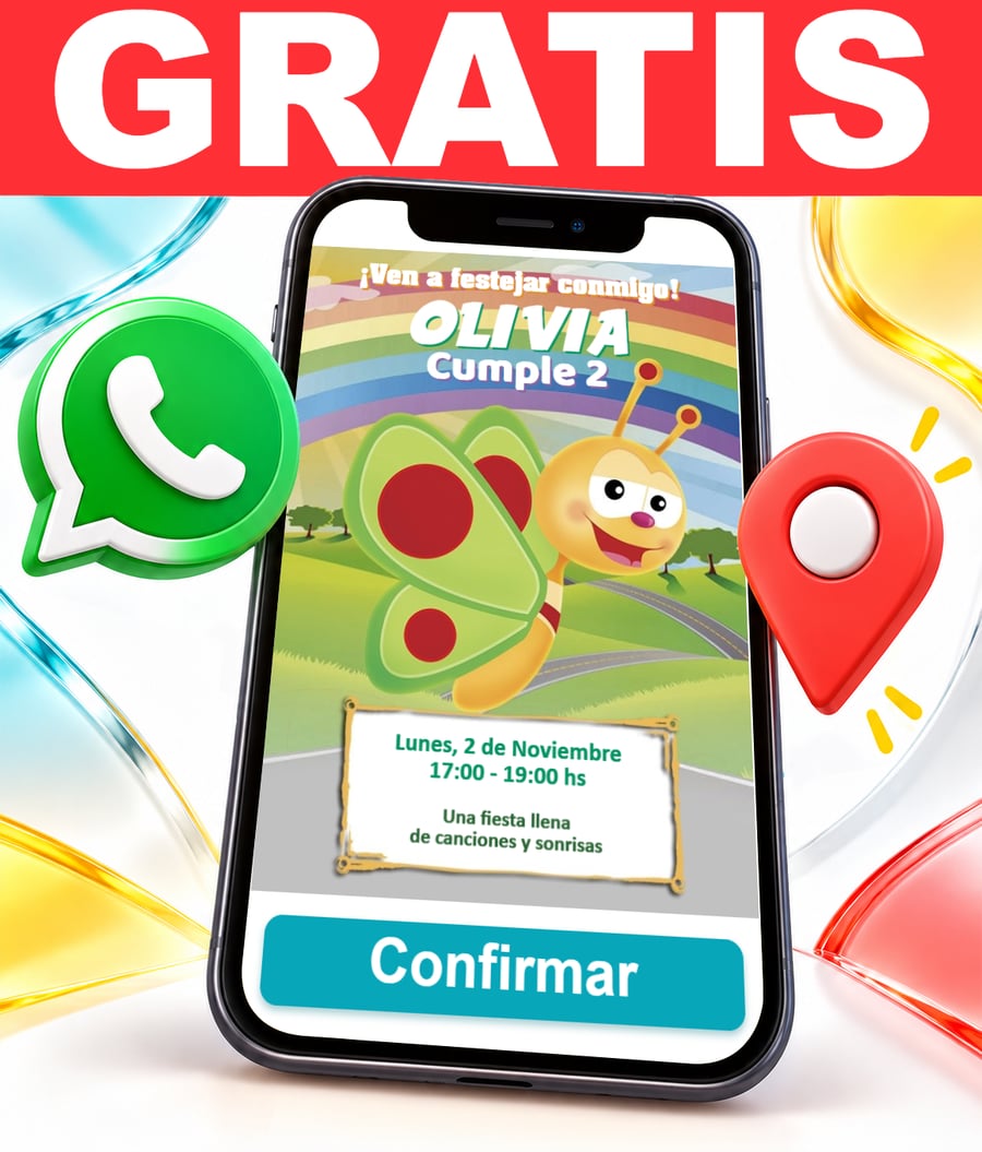 Invitación interactiva de BabyTV Gratis