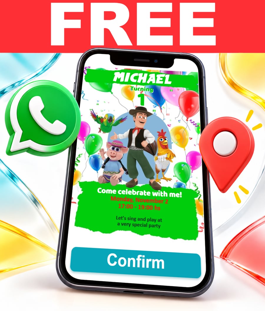 Invito interattivo di Bartolito (La Granja de Zenón) Gratis