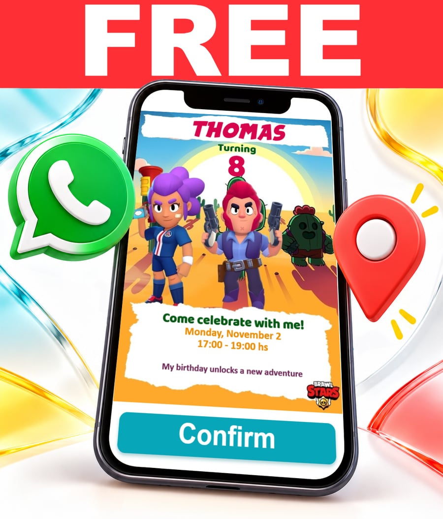 Invito interattivo di Brawl Stars Gratis