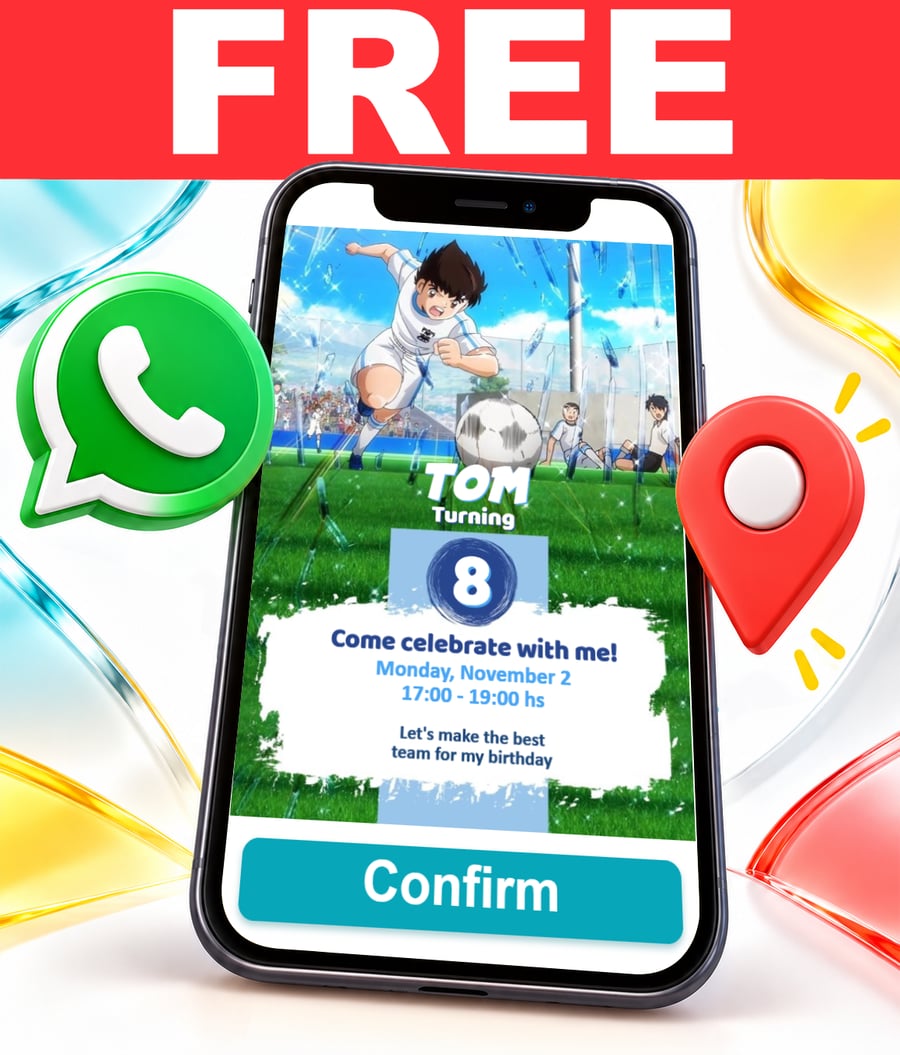Invito interattivo di Capitan Tsubasa Gratis