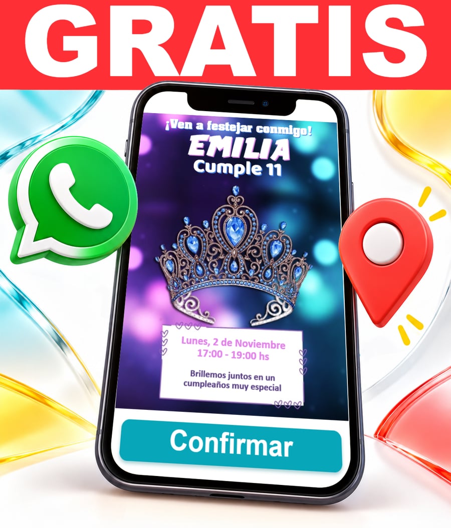 Invitación interactiva de Coronas Gratis