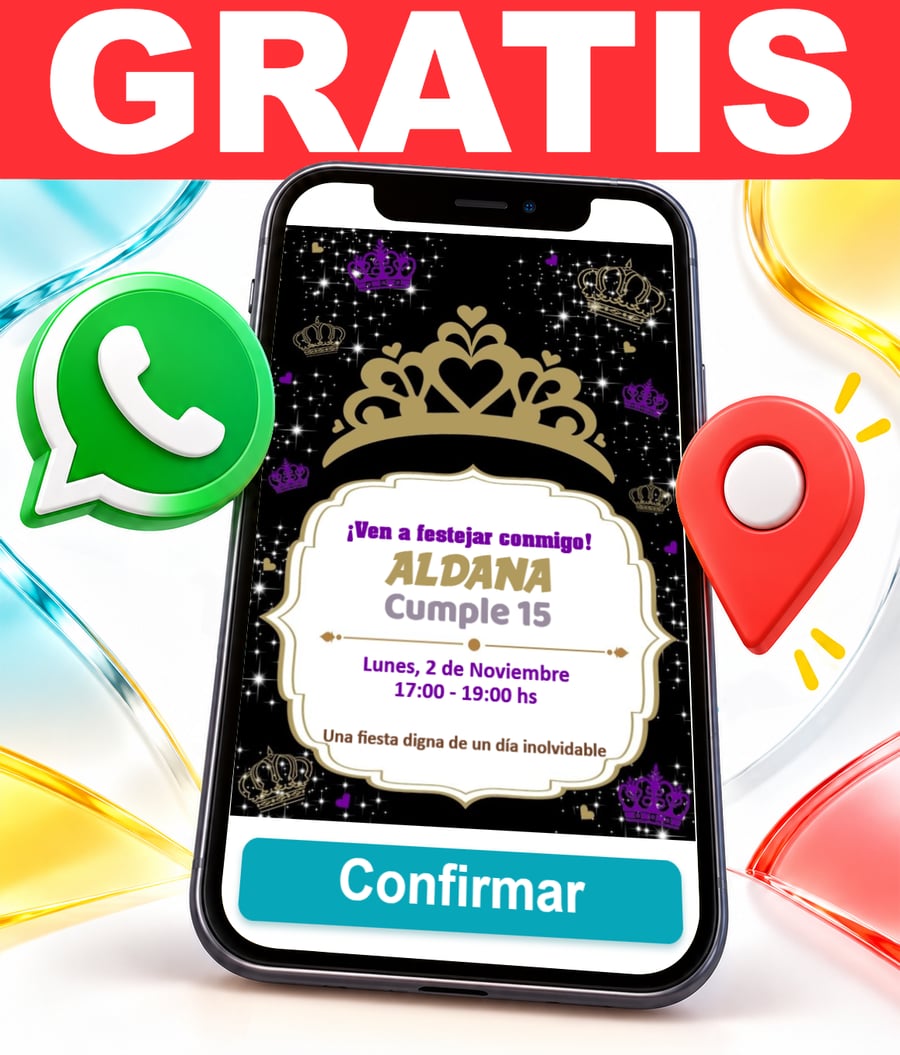 Invitación interactiva de Coronas Gratis