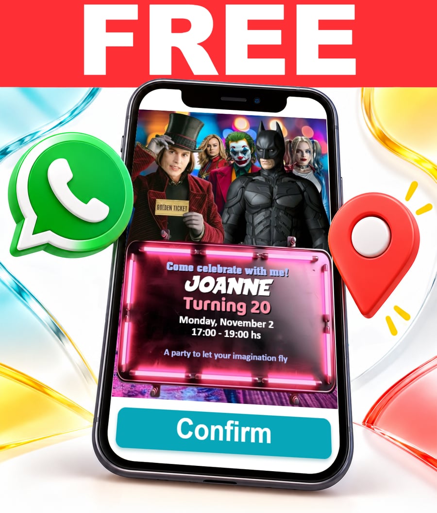 Invito interattivo di Festa in Maschera VIP Gratis