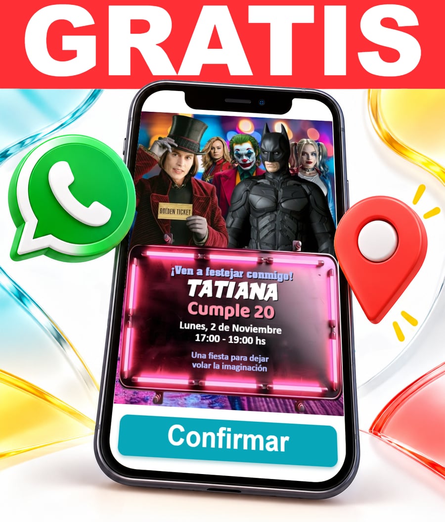 Invitación interactiva de Fiesta de Disfraces VIP Gratis