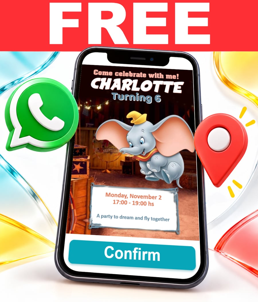Free Dumbo interactive invitation