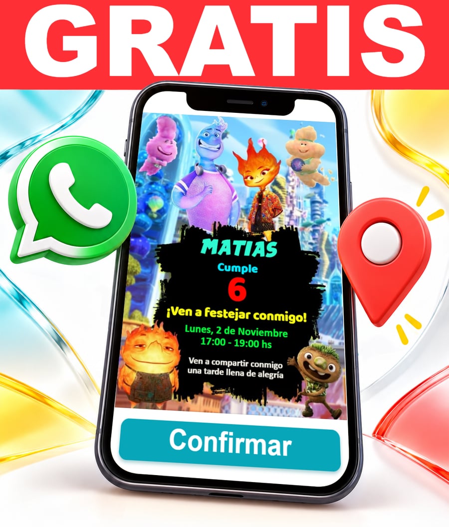 Invitación interactiva de Película Elementos Gratis