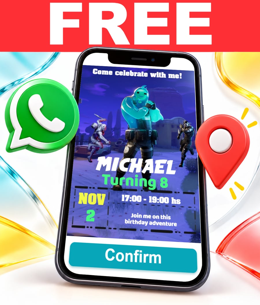 Invito interattivo di Fortnite Gratis