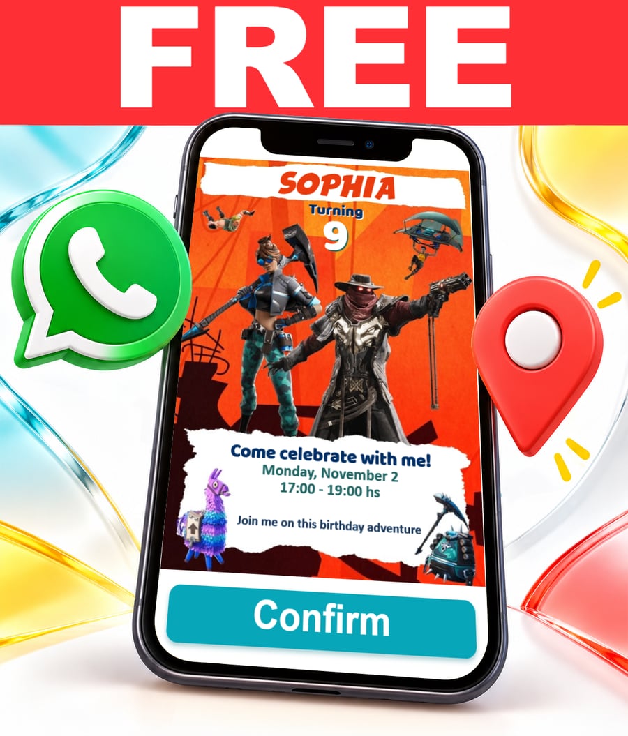 Invito interattivo di Fortnite Gratis