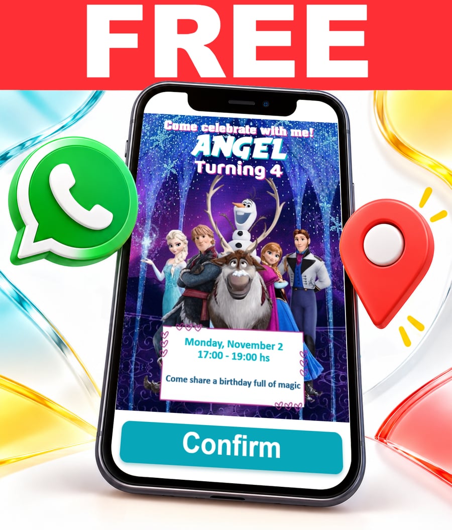 Invito interattivo di Frozen 2 Gratis