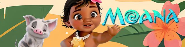 WhatsApp Invitation Moana Baby Party