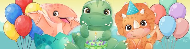 WhatsApp Invitation Baby Dinosaurs Party