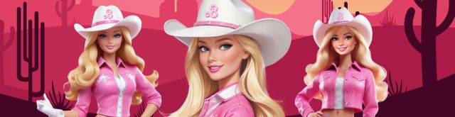 WhatsApp Invitation Barbie Cowgirl