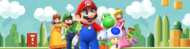 WhatsApp Invitation Mario Bros Birthday