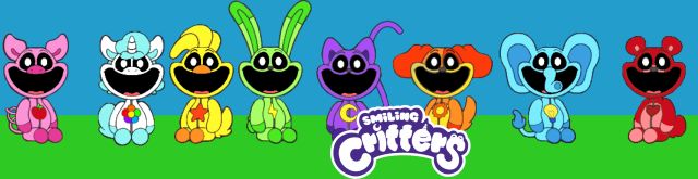 Invitation WhatsApp Smiling Critters Anniversaire