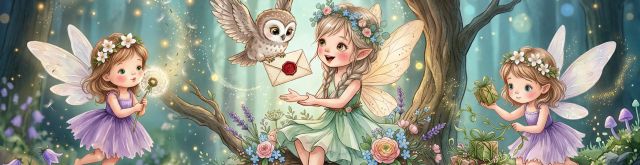 WhatsApp Invitation Magical Forest Fairies