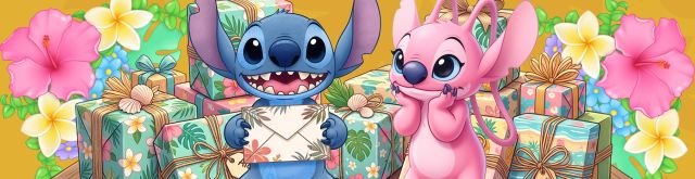 WhatsApp Invitation Angel and Stitch
