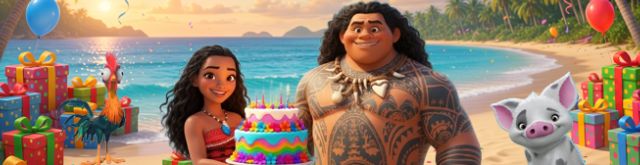 WhatsApp Invitation Moana Speaks
