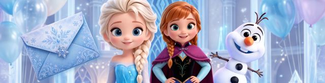 Invitación Whatsapp Frozen Chibi Habla