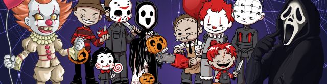 WhatsApp Invitation Halloween Chucky Jason It Freddy Krueger