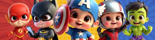 WhatsApp Invitation Baby Superhero Baby