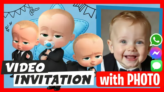 The Boss Baby Birthday Party Video Invitation