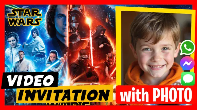 Make Video Invitation Star Wars