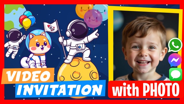 WhatsApp Invitation Astronaut