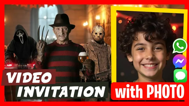 Make Video Invitation Spooky Halloween