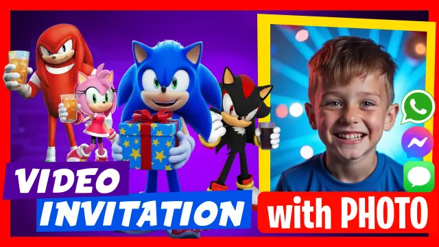 Make Video Invitation Sonic