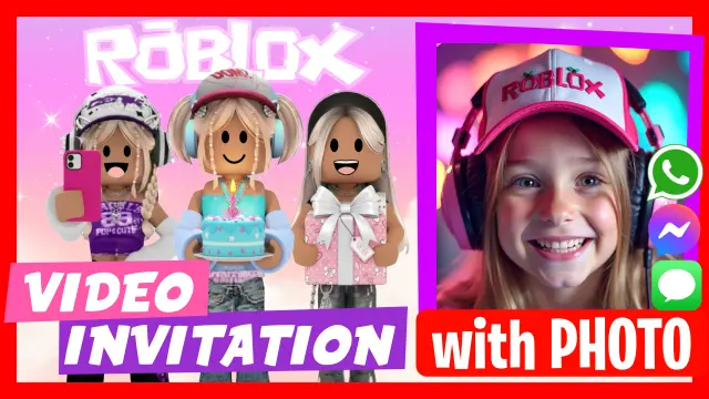 Make Video Invitation Roblox Girls