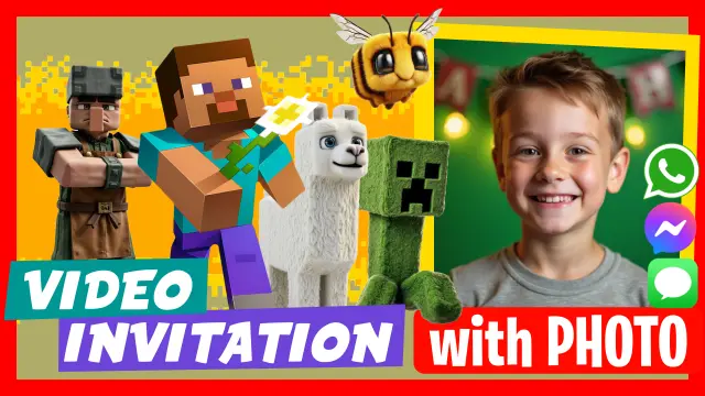 Make Video Invitation Minecraft