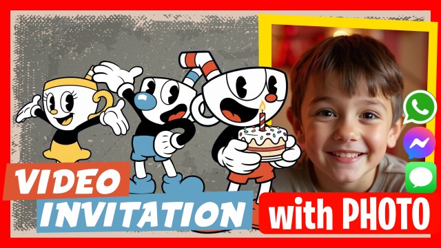 WhatsApp Invitation Cuphead