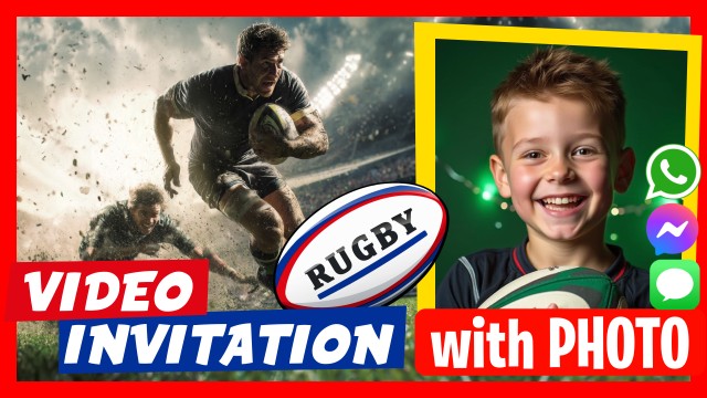 Invitation WhatsApp Rugby