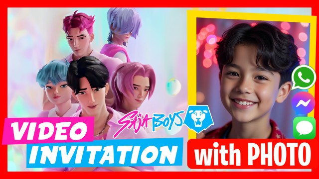 WhatsApp Invitation Saja Boys Kpop