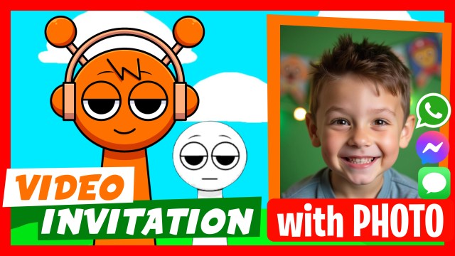 WhatsApp Invitation Sprunki Birthday