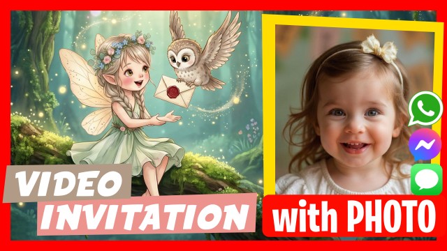 WhatsApp Invitation Magical Forest Fairies