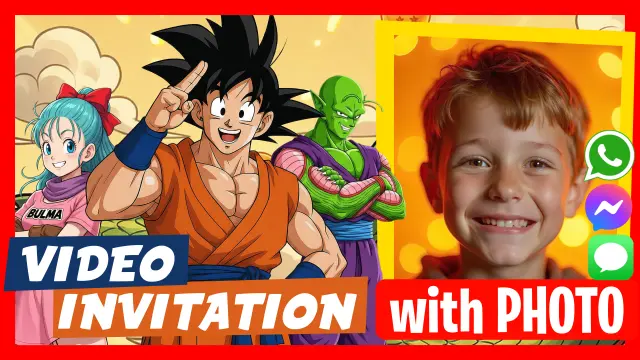 Make Video Invitation Dragon Ball