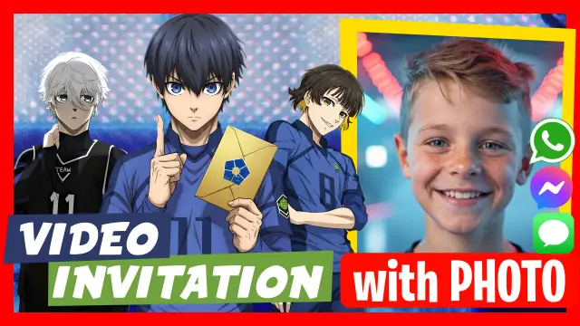 Make Video Invitation Blue Lock