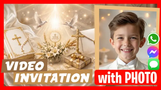 Make Video Invitation Communion
