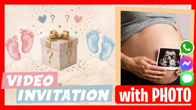 WhatsApp Invitation Gender Reveal