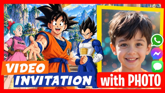 Invitation WhatsApp Dragon Ball Speaks