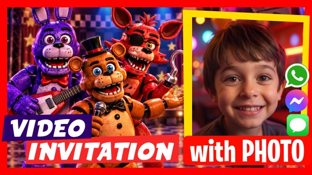Invitation WhatsApp Five Nights at Freddys Speaks