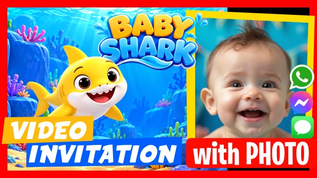 WhatsApp Einladung Baby Shark Speaks