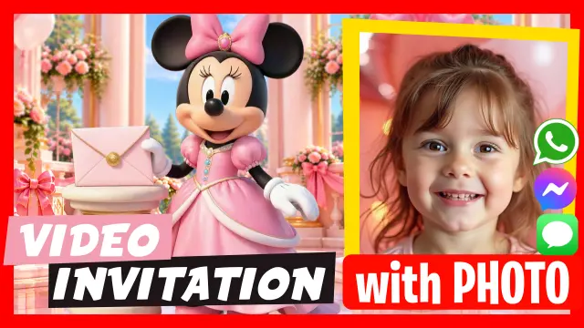 Make Video Invitation Minnie