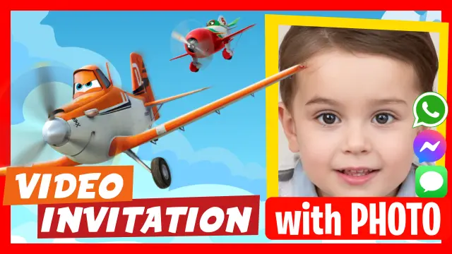 Planes - Discover our personalized video invitations.