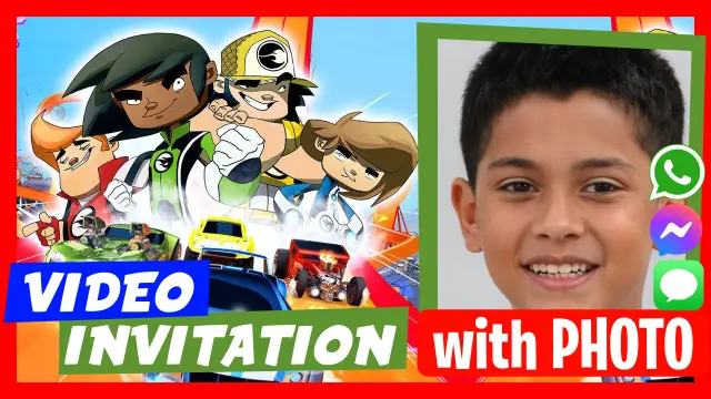 Hot Wheels Birthday Video Invitation