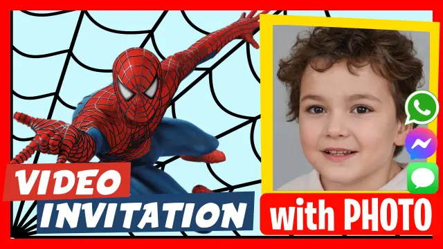 Customized Spider-Man Video Invitation